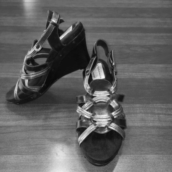 a j valenci wedge ladies sandals - Picture 5 of 6